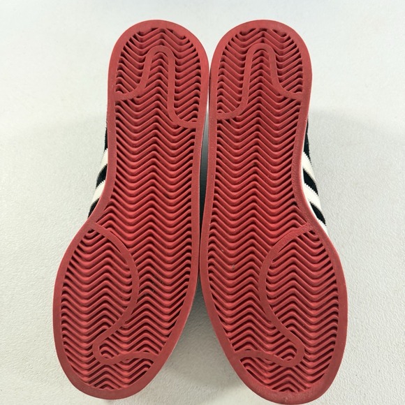 Vintage Adidas Campus II Black White Red Suede Leather Shoes 2005 Mens 10 451695 main image 5